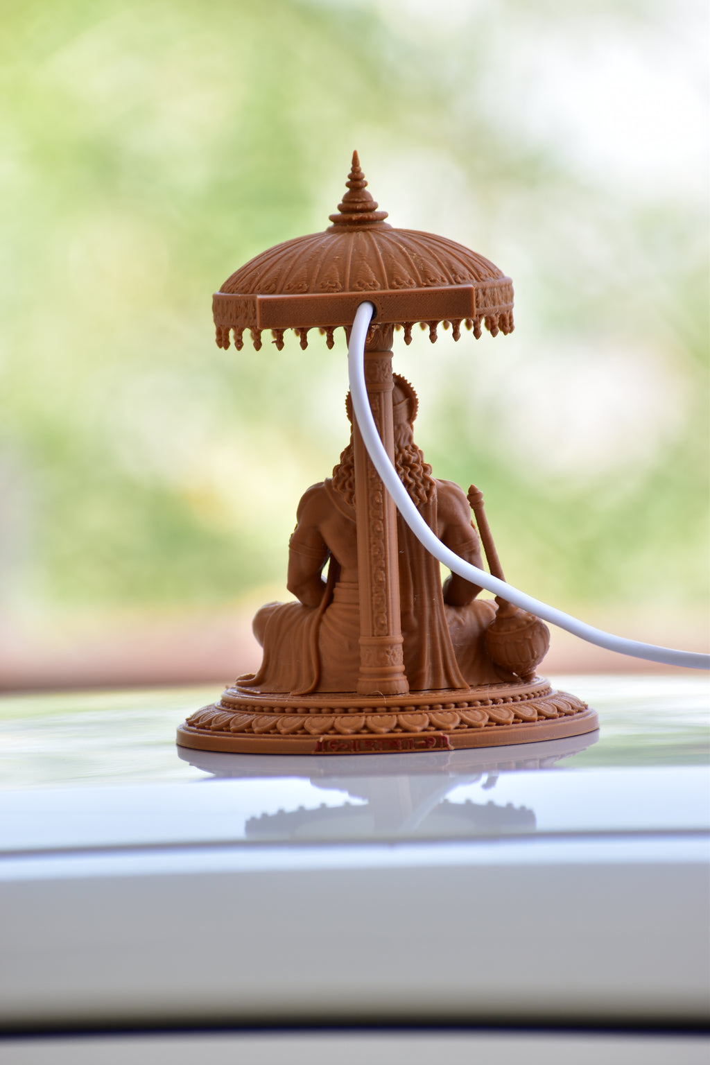 RR Murti Hub Hanuman Ji Decorative Murti – Peanut Brown Edition