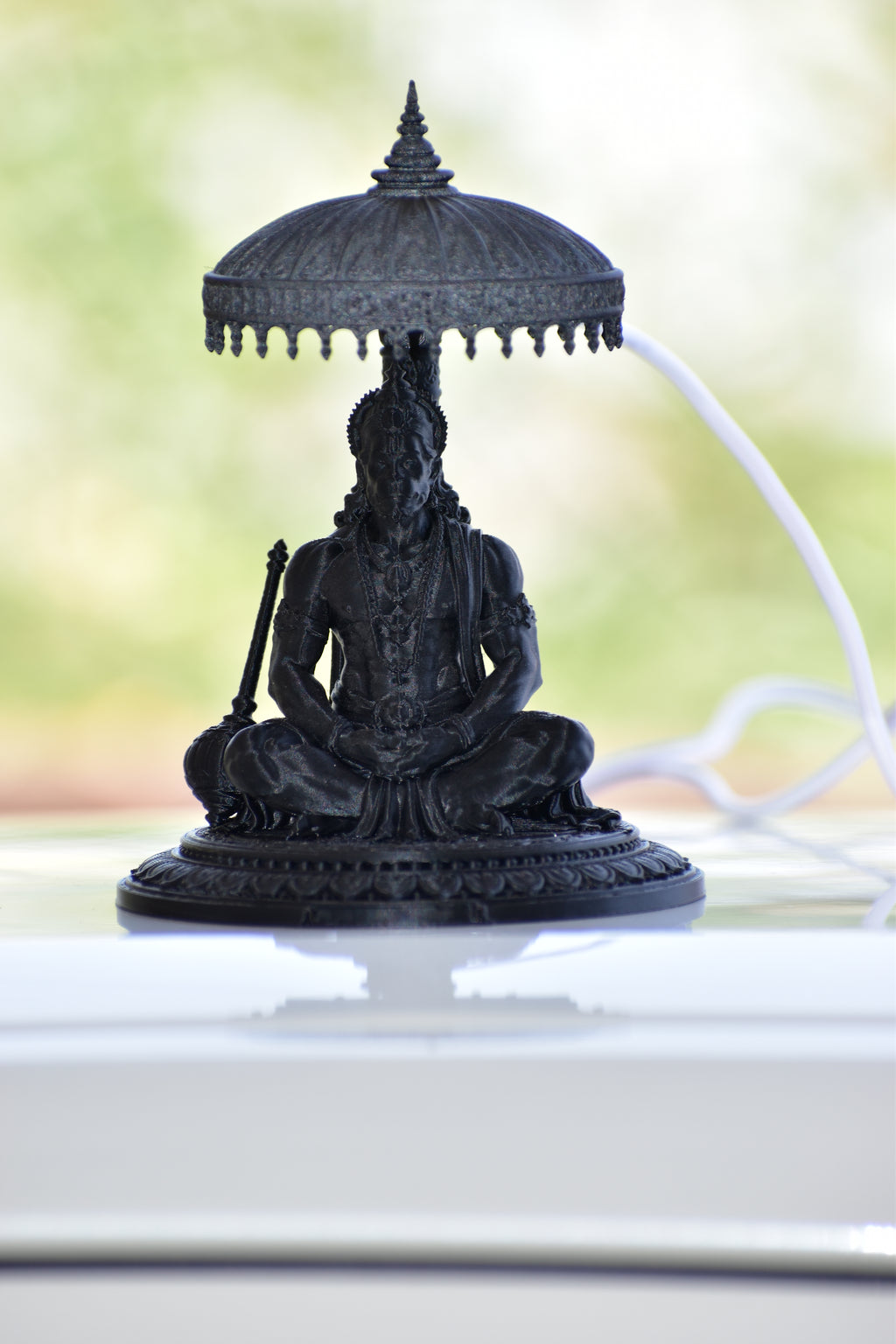RR Murti Hub Hanuman Ji Decorative Murti – Black Edition