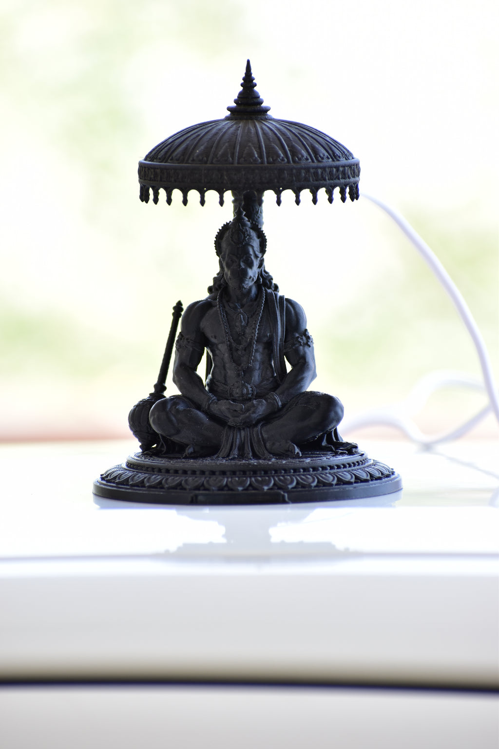 RR Murti Hub Hanuman Ji Decorative Murti – Black Edition