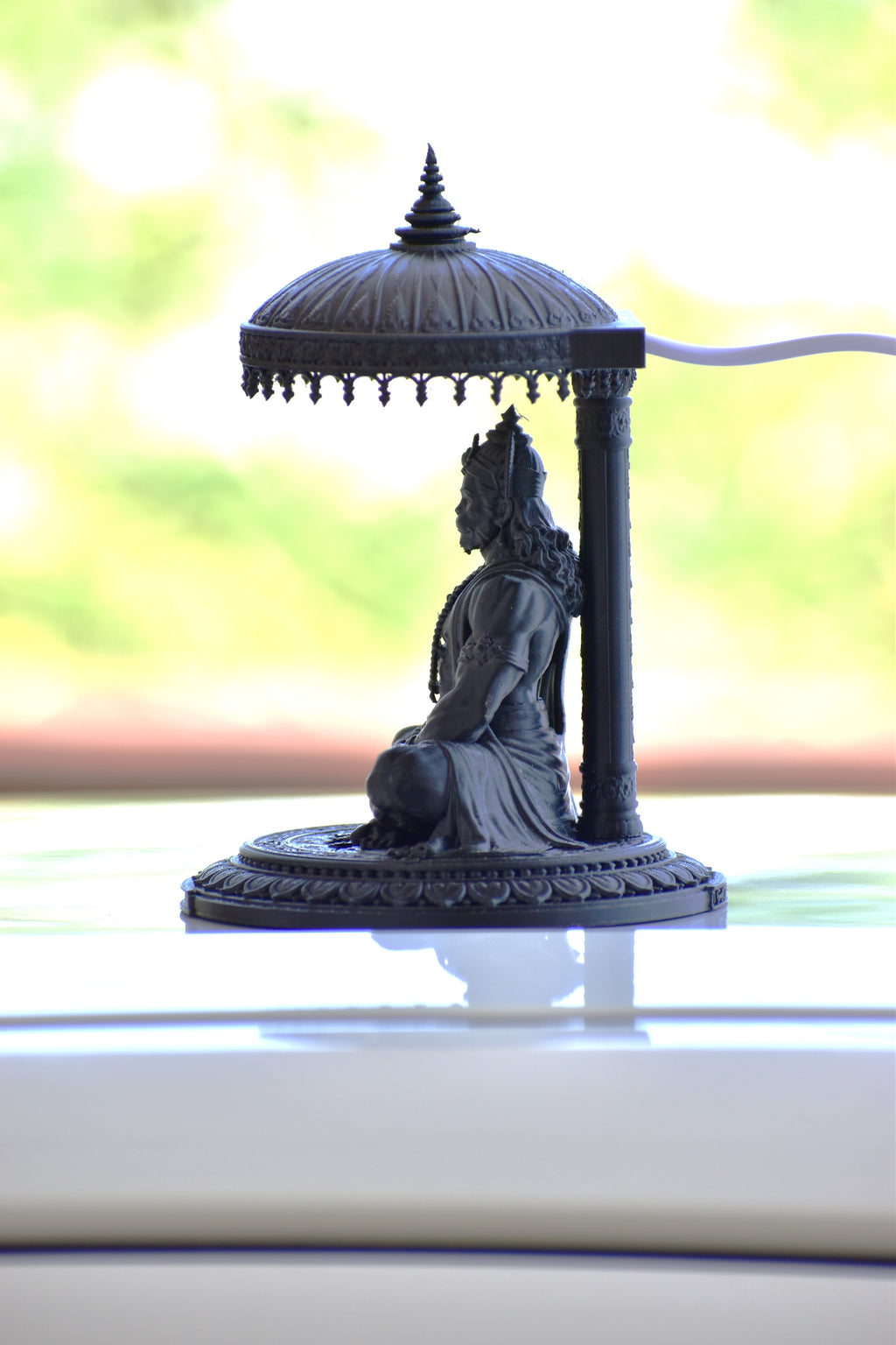 RR Murti Hub Hanuman Ji Decorative Murti – Black Edition